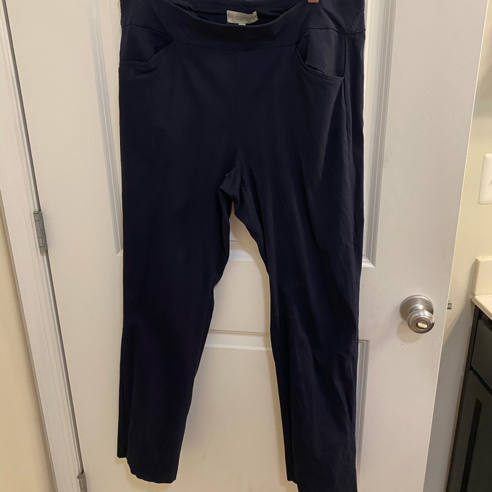 Navy summer office pants